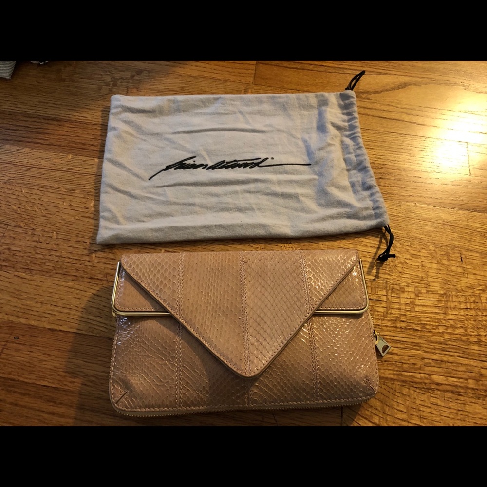 Brian Atwood Python Skin Handbag